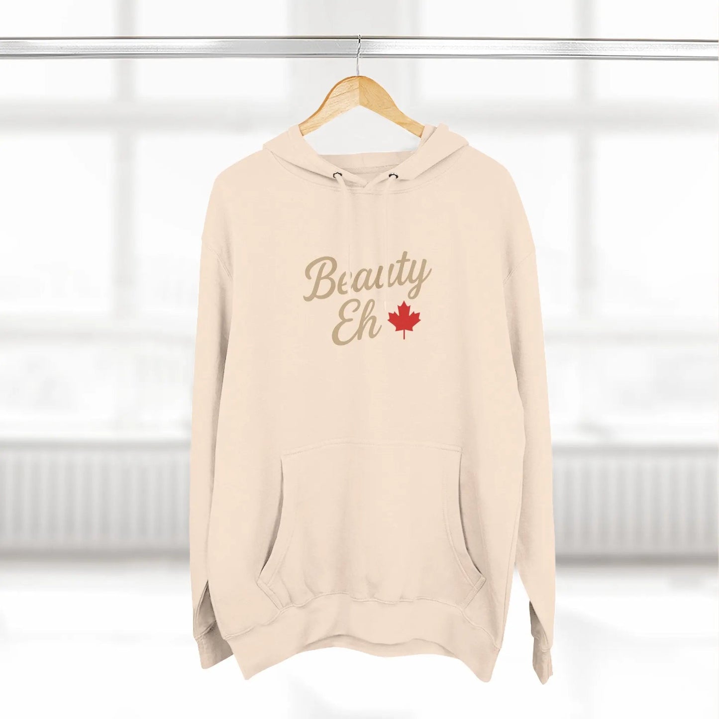 Chandail à capuchon Beauty Eh Canadian - Molleton à capuche Pride à la feuille d'érable - Vêtements de fête du Canada pour femmes - Molleton à capuchon doublé en polaire confortable