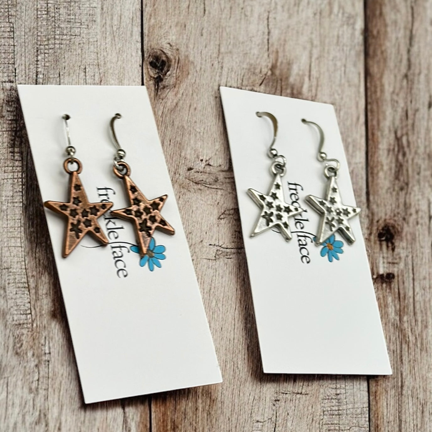 Boucles d'oreilles étoile pleine d'étoiles