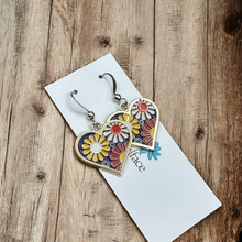 Retro Flower Power Earrings – Hypoallergenic & Lightweight