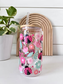 Ladybug Glass Cup