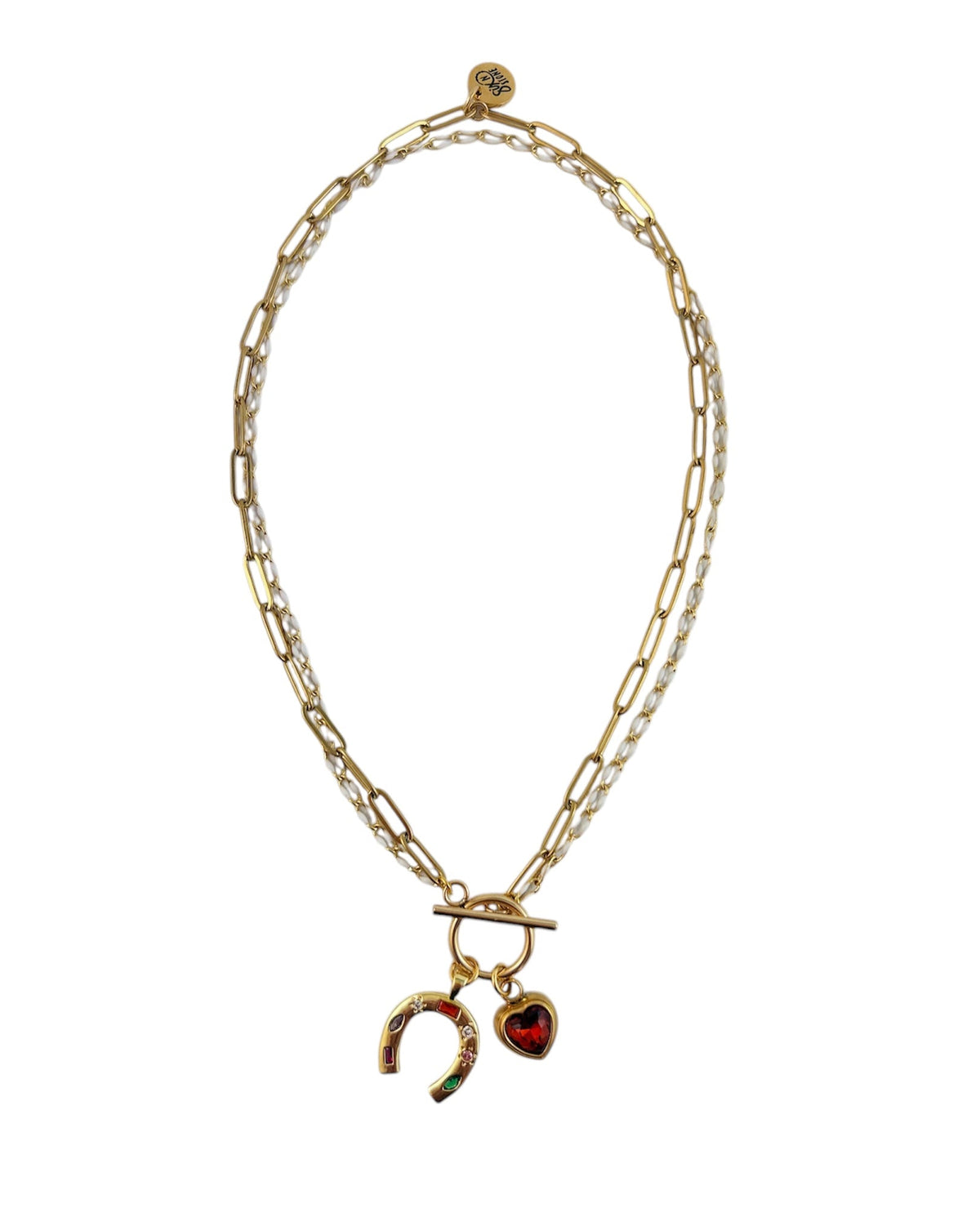 Lucky in Love Gold Necklace