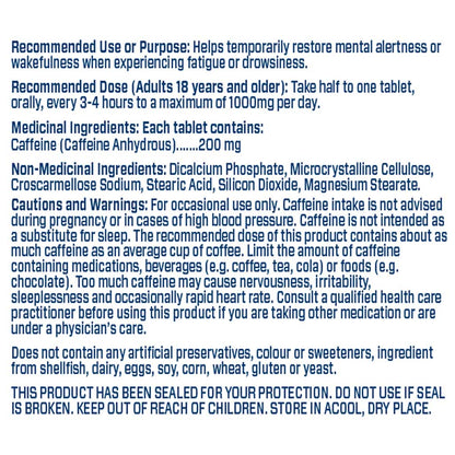 4EverFit CAFFEINE (200mg), 100 Tabs