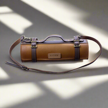 Ginza Steel Vagabond Knife Roll – Full Grain Leather Chef’s Bag