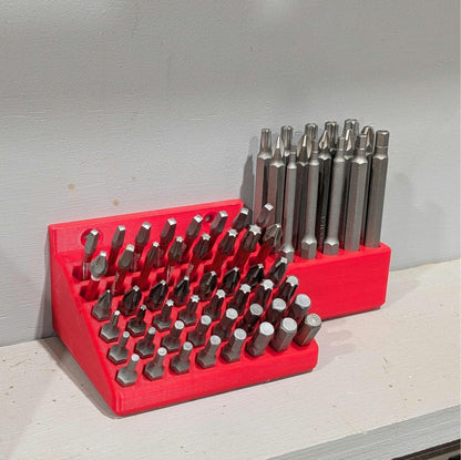Screwdriver Hex Bit Storage - Wall mountable