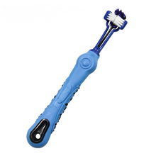 Brosse à dents 3 façades pour chien et chat – Liquidation jusqu’à épuisement des stocks