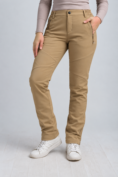 [Khaki] Women's High Waist V2 Adventure Water Resistant Pants