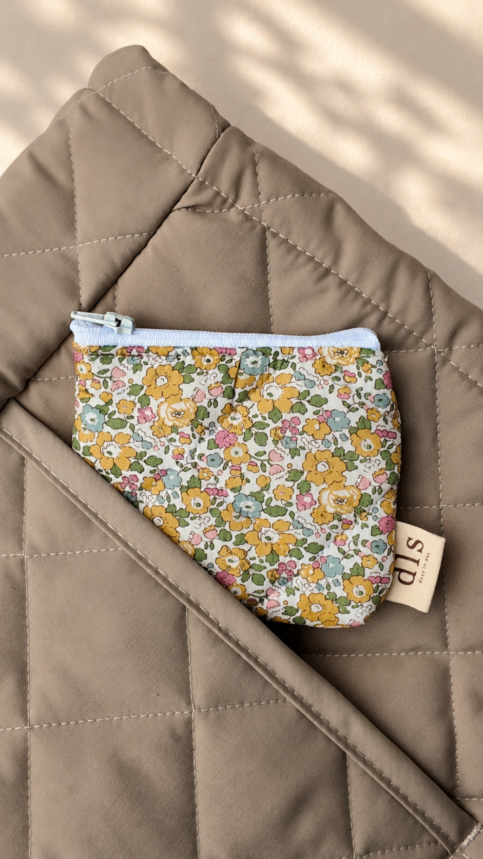Quilted cotton purse