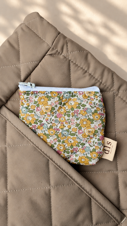 Quilted cotton purse