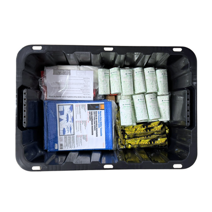 Kit de survie avancé pour salle de classe de 25 personnes / 12 heures
