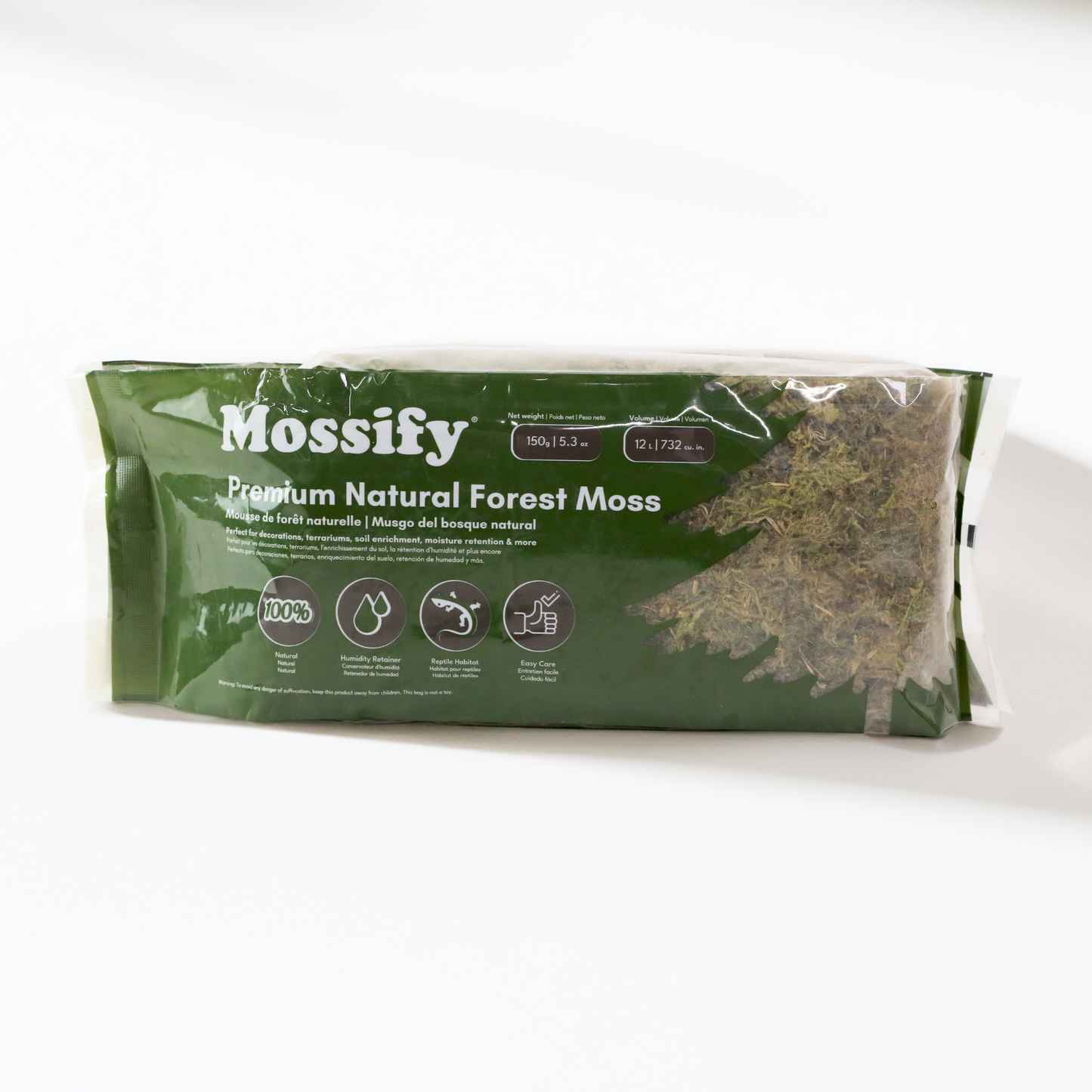 Mousse naturelle de forêt de première qualité