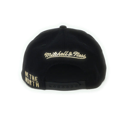 Casquette snapback noire et or Mitchell and Ness Toronto Raptors We The Champions - Champions 2019