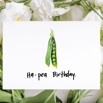 Ha-Pea Anniversaire | Carte de Vœux Drôle Blague de Papa
