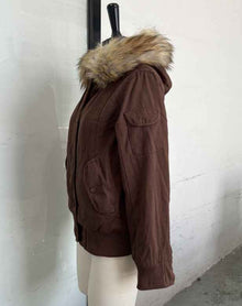 Women's American Retro Hooded Short Jacket