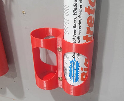 Caulk Tube Holder: 2-Tube Organizer