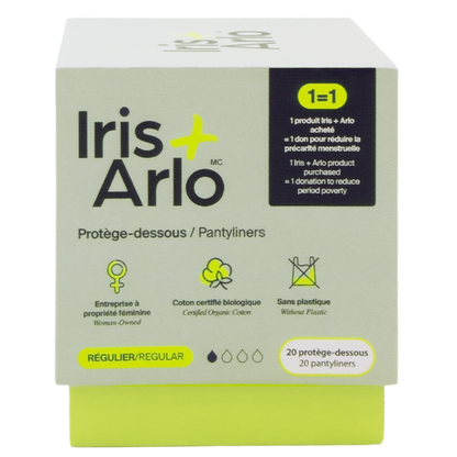 100% Organic Cotton Pantyliners