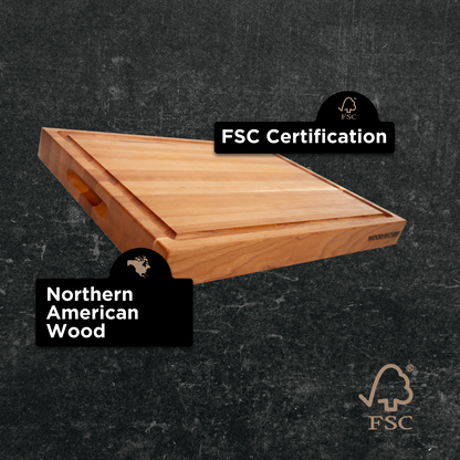 Classic Large Wood Reversible Cutting Board