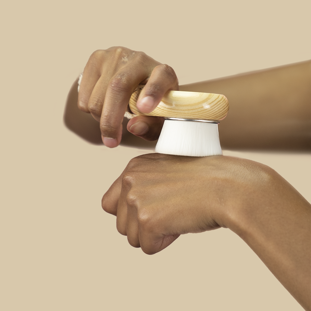 Brosse sèche pour le visage