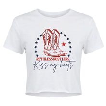 CROP TOP FESTIVAL KISS MY BOOTS | Blanc