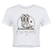 CROP TOP FESTIVAL KISS MY BOOTS | Blanc