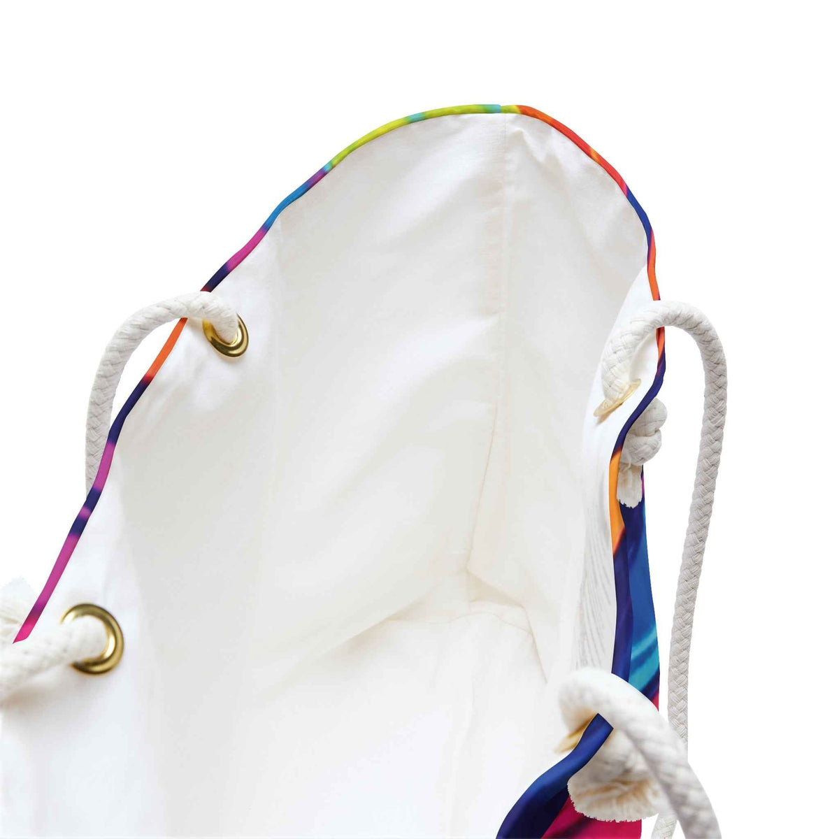 Sac de voyage abstrait avec motif de peinture fluo | Fourre-tout de voyage coloré | Grand sac fourre-tout