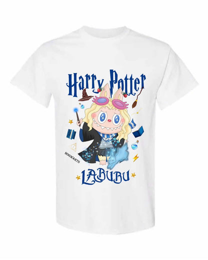 [taille enfant] T-Shirt Harry Potter Labubu – Motif Mignon Sorcier, 100% Coton