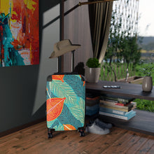 Tropical Leaves Carry-On Suitcase