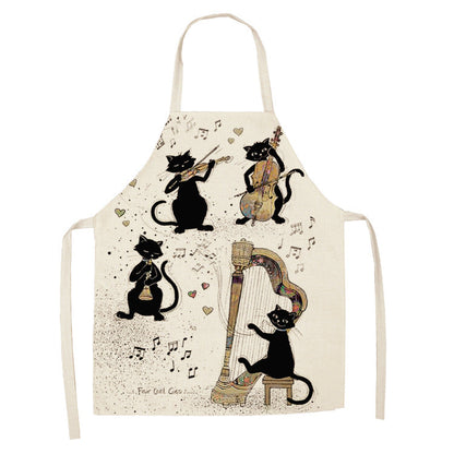 Tablier de chat mignon style dessin animé européen et américain