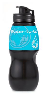 Bouteille filtrante de purification d'eau WatertoGo 75cL Élimine 99,9 % des contaminants
