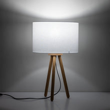 TOKYO Wood Tripod Table Lamp for Bedroom & Nightstand