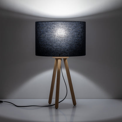 Lampe de chevet et de chambre Tokyo sur trépied en bois (Liquidation)