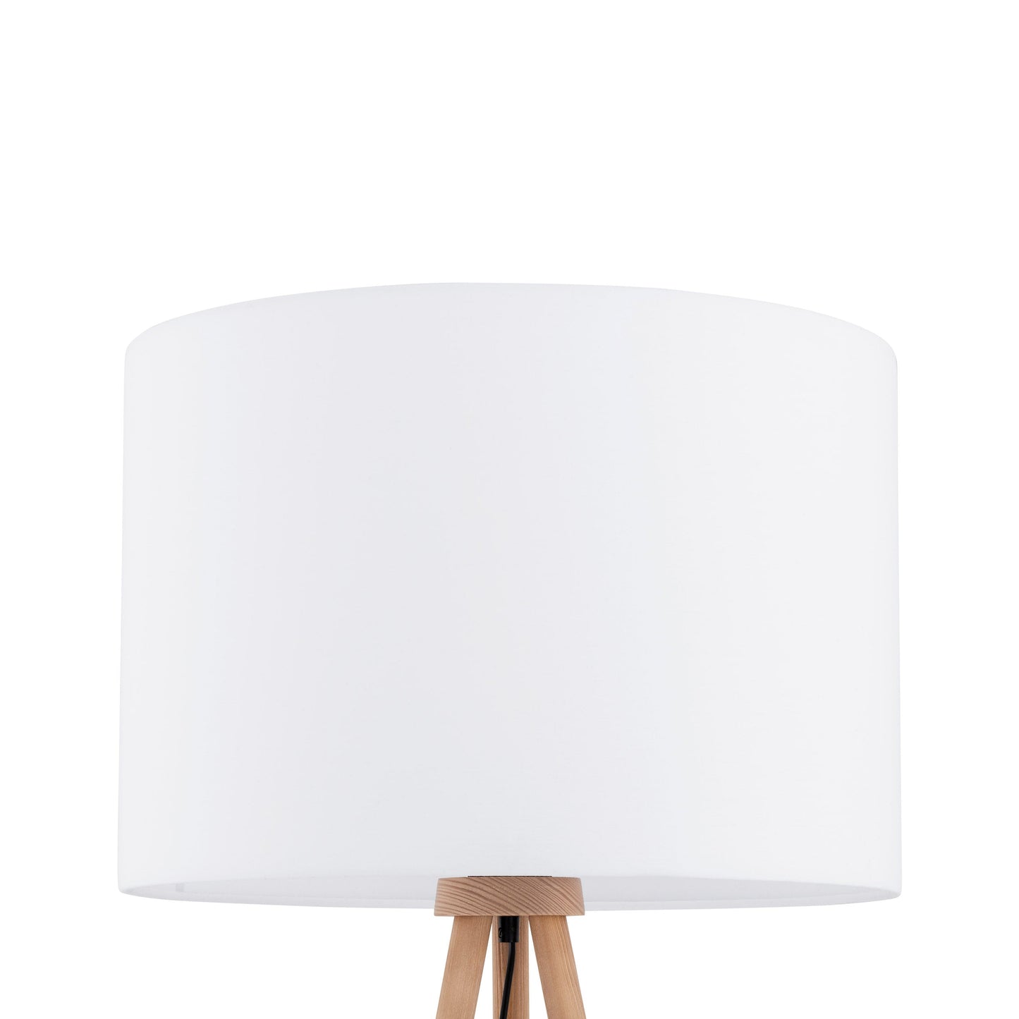 Lampadaire en bois et lin TOKYO pour salon et chambre