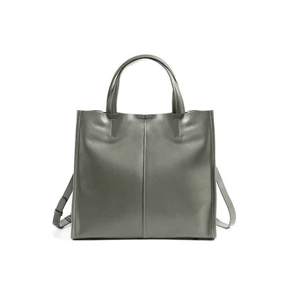 Sac à main élégant et polyvalent en cuir véritable haut de gamme pour femme