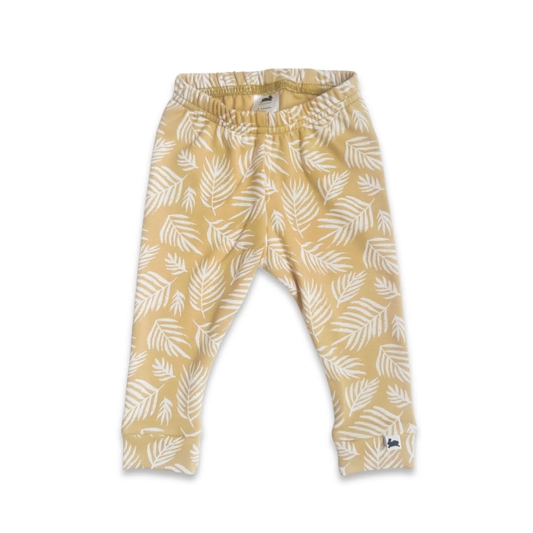 Baby Bamboo Leggings | Palm Fronds