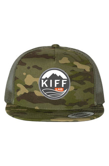 Casquette trucker KiffLab camouflage vert