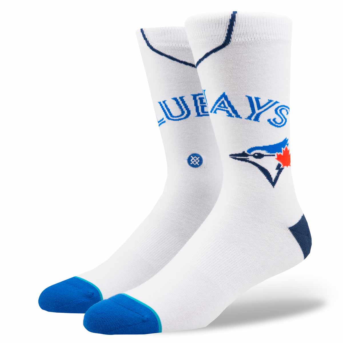 Stance Toronto Blue Jays Chaussettes Blanches Domicile - Grand