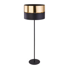 HILTON Black & Gold Floor Lamp for Living Room & Bedroom