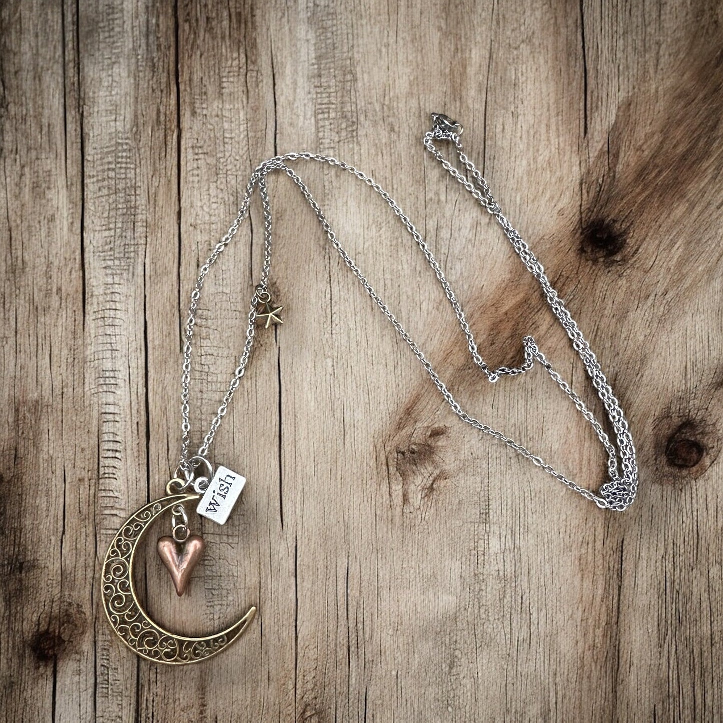 Collier Je t'aime jusqu'à la lune