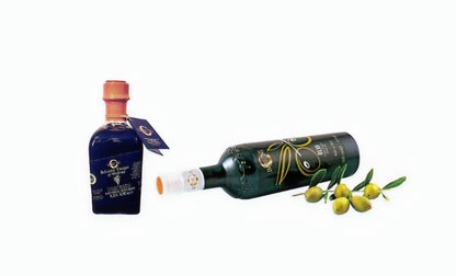 Huile d'olive extra vierge + Vinaigre balsamique vieilli foncé (Vinaigrette gastronomique) option 3
