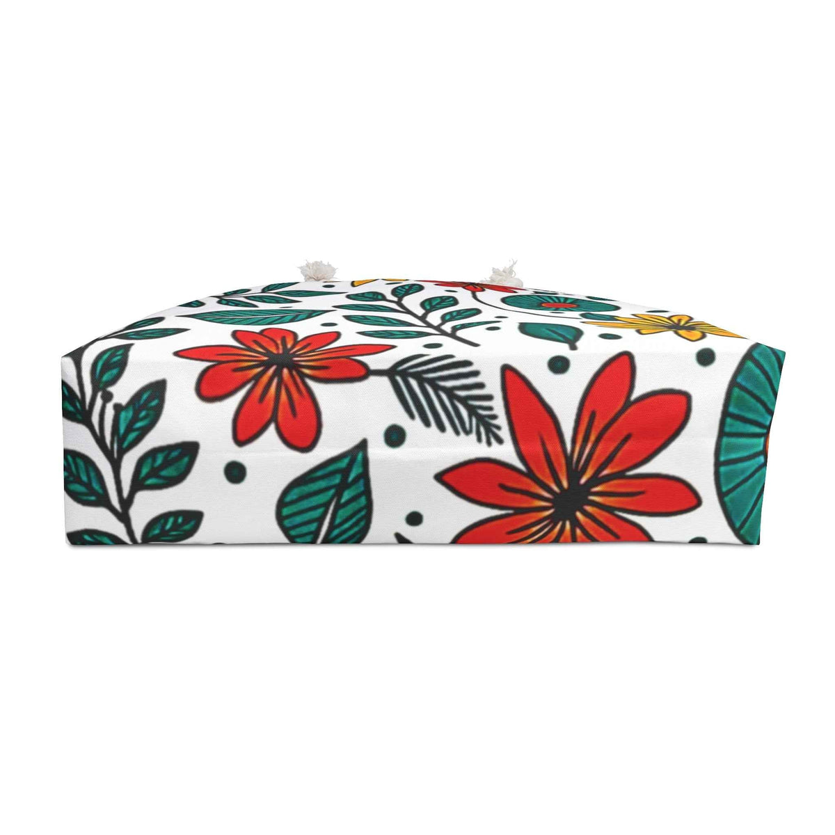 Sac de voyage à motif floral coloré | Grand sac cabas fleurs printanières