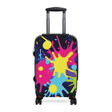 Color Splash Suitcase — Bright Paint Splat Carry-On for Travelers