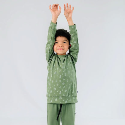 Baby/Kids' Bamboo Raglan Pullover | Pastel Blooms