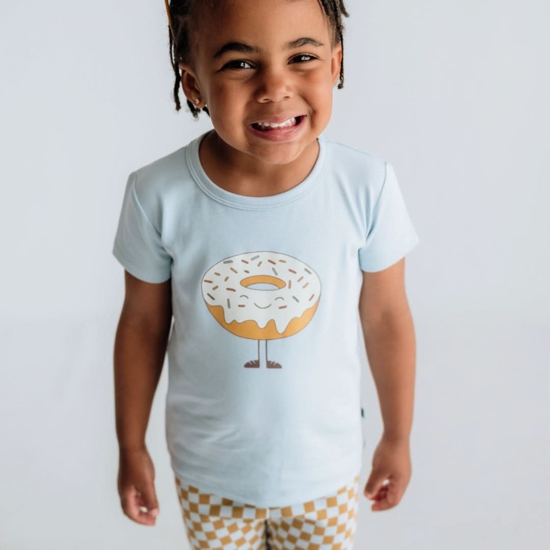Baby/Kids Graphic Bamboo T-Shirt | "I Love Me" | Rose