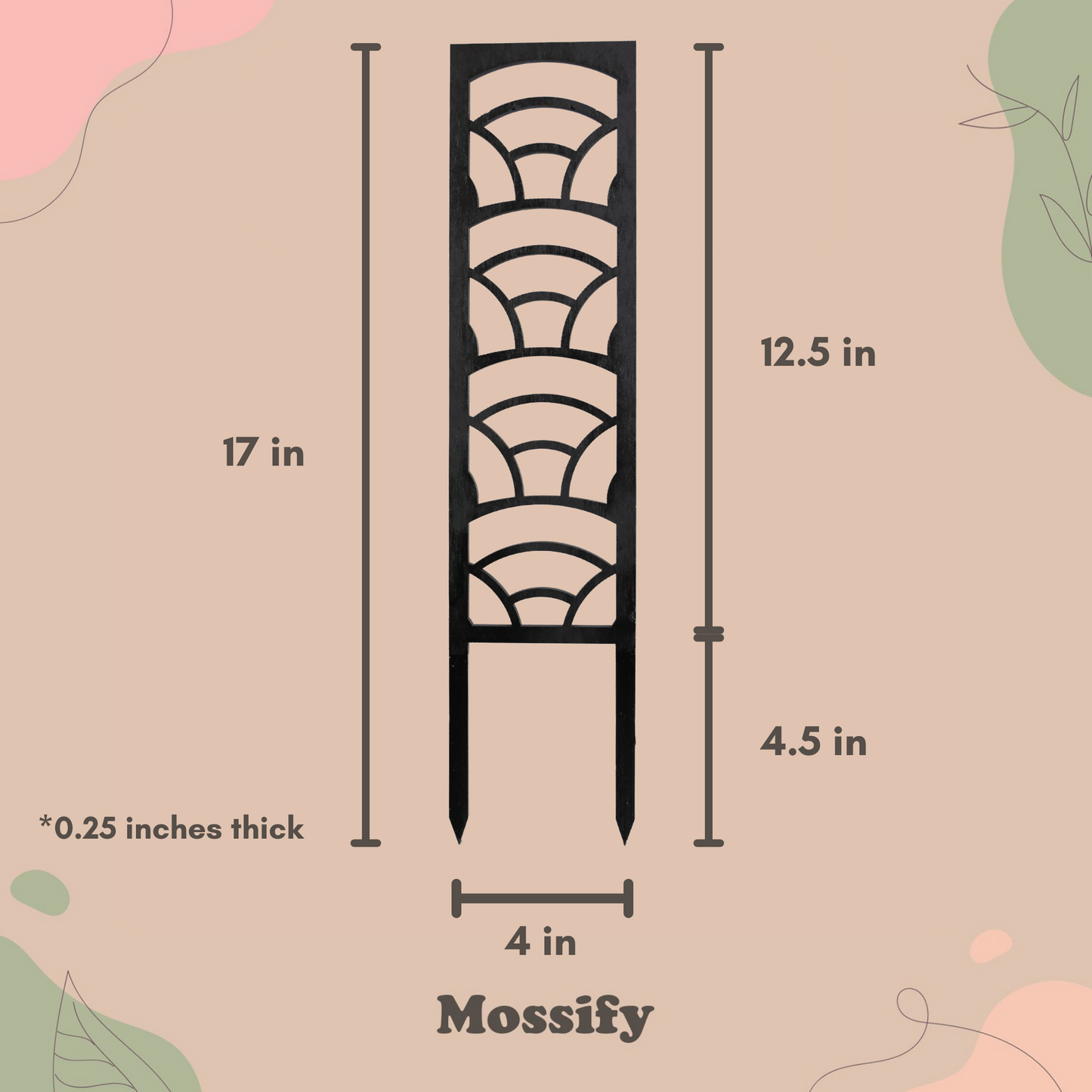 Trellis en bois arc-en-ciel