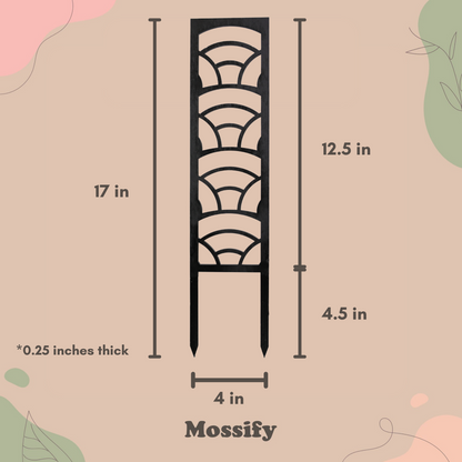Trellis en bois arc-en-ciel