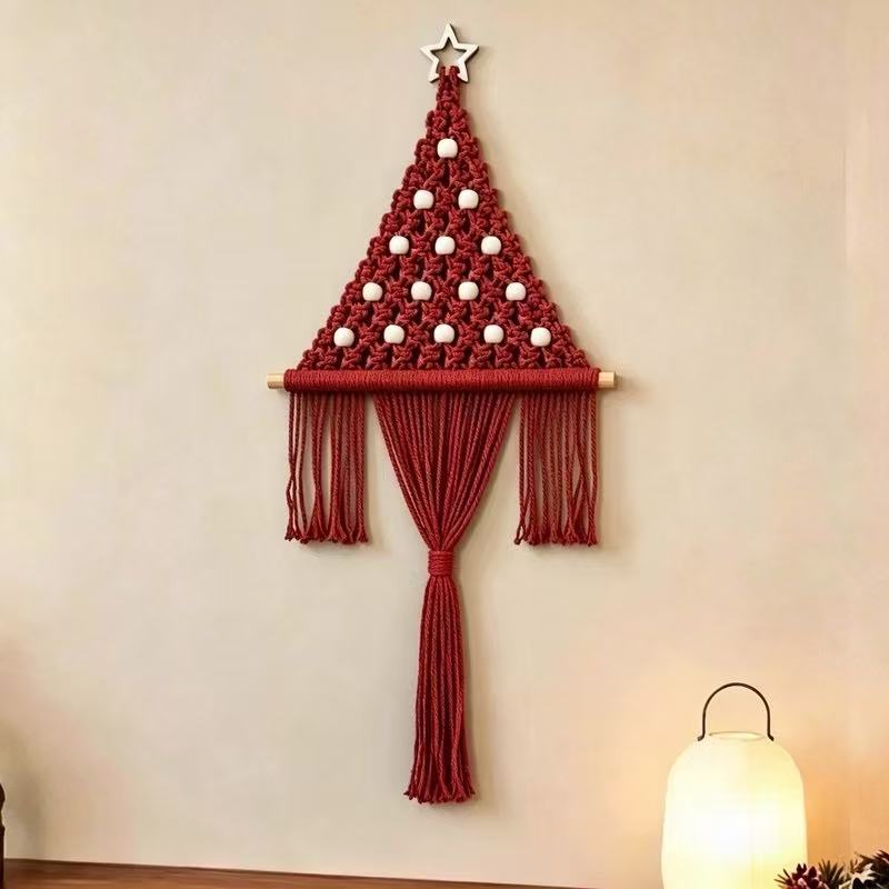 Christmas Hand-knitted Christmas Tree Ornament