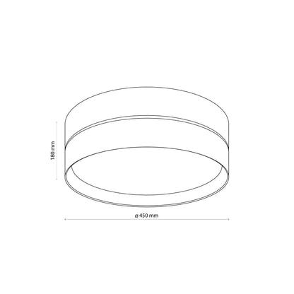 Plafonnier ECO de style scandinave pour couloir, cuisine et chambre à coucher