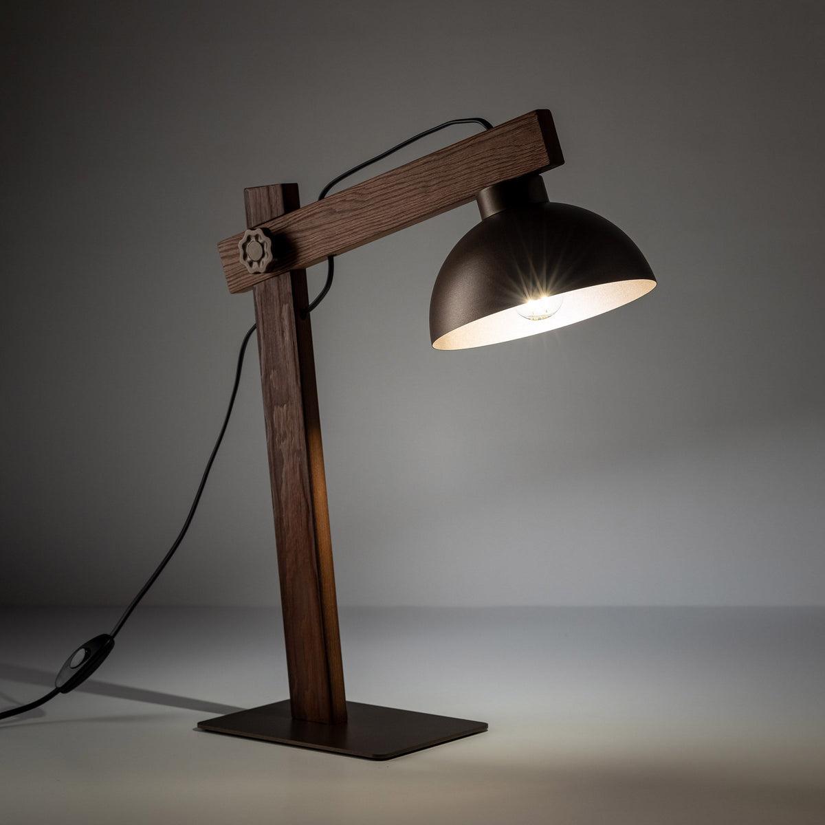 Lampe de chevet scandinave OSLO marron
