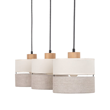 Eco Scandinavian 3-Light Pendant for Kitchen Island & Dining Table