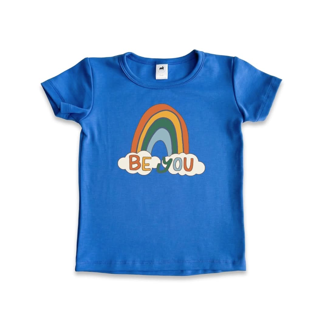 Baby/Kids Graphic Bamboo T-Shirt | "I Love Me" | Rose