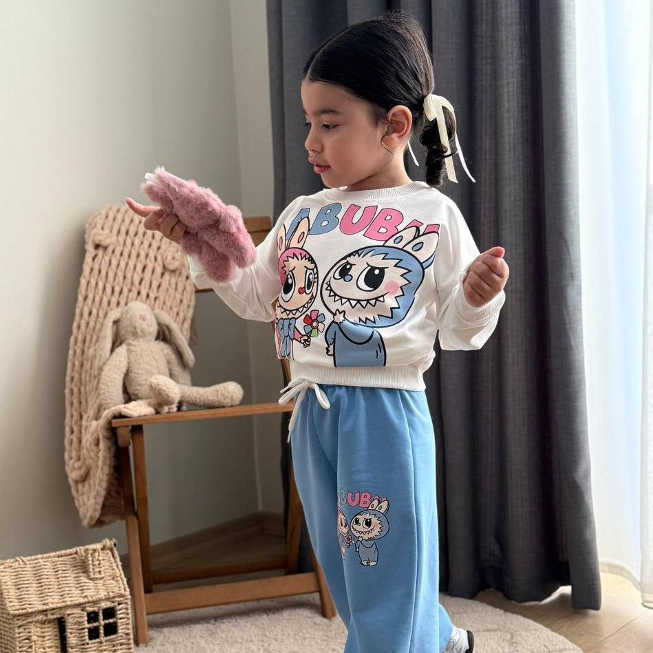 Ensemble décontracté La-Bu-Bu Friends pour filles
